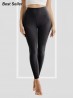SEEMLESS STRETCHY FOOTLESS, FLEECE LINED TIGHTS